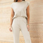 Women's Knit Casual Two-piece Set