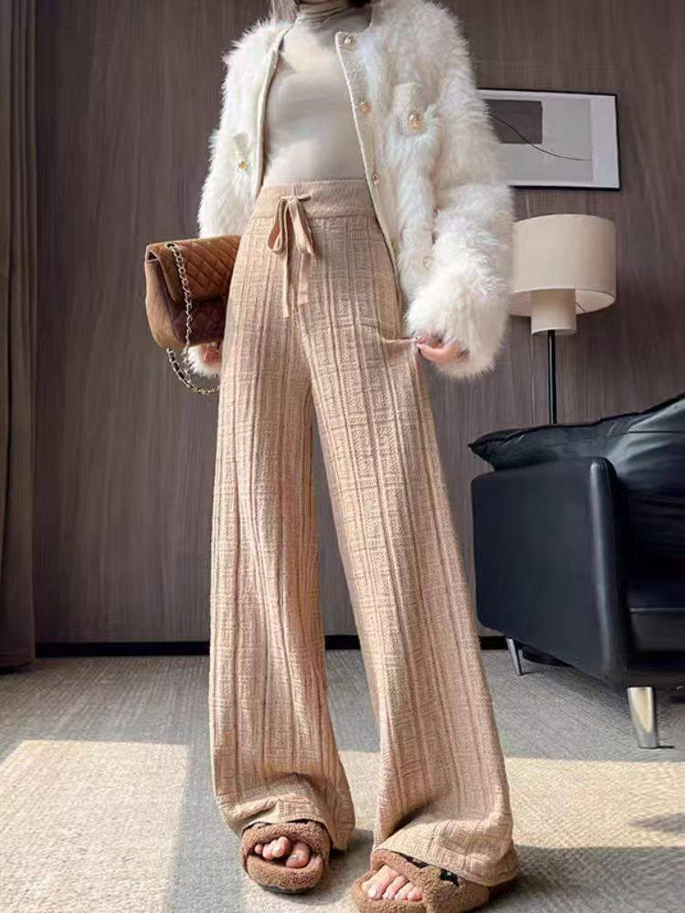 Loose Slimming Draped Mop Pants