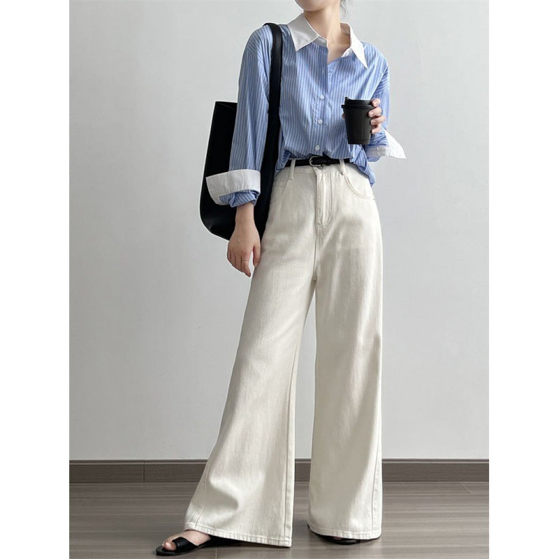 Blue & White Striped Shirt