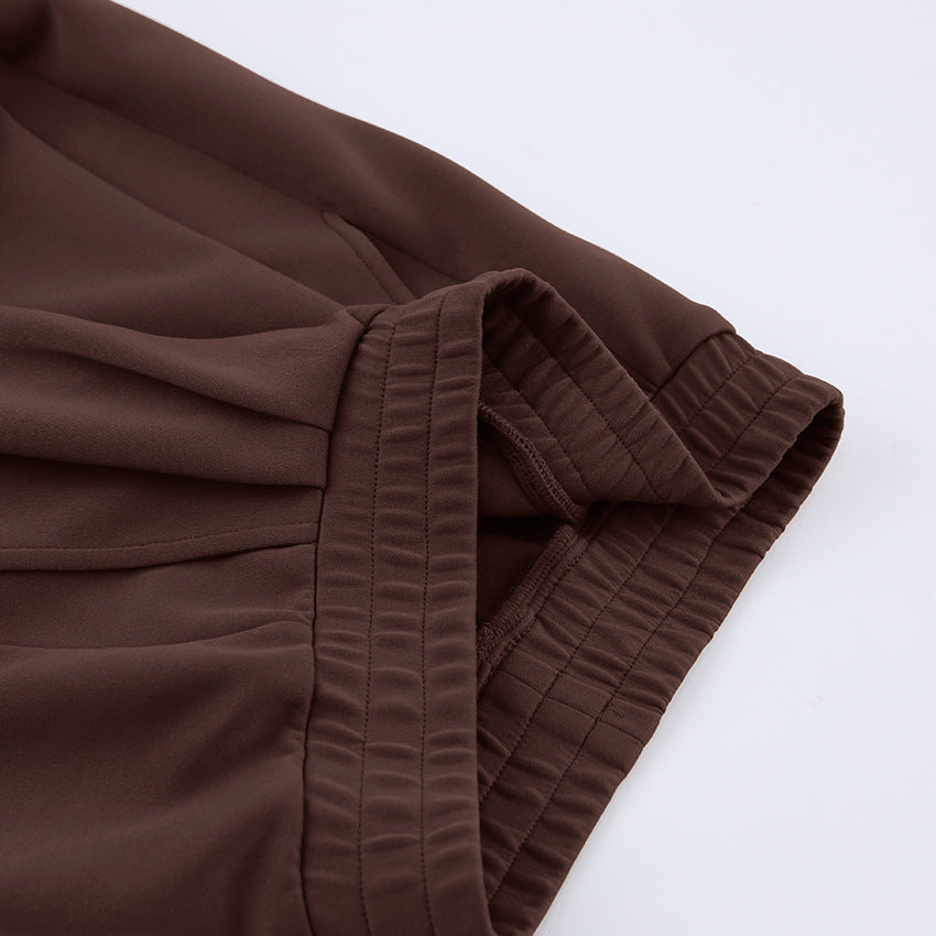 French Casual Suit With Trousers And High Waist Temperament