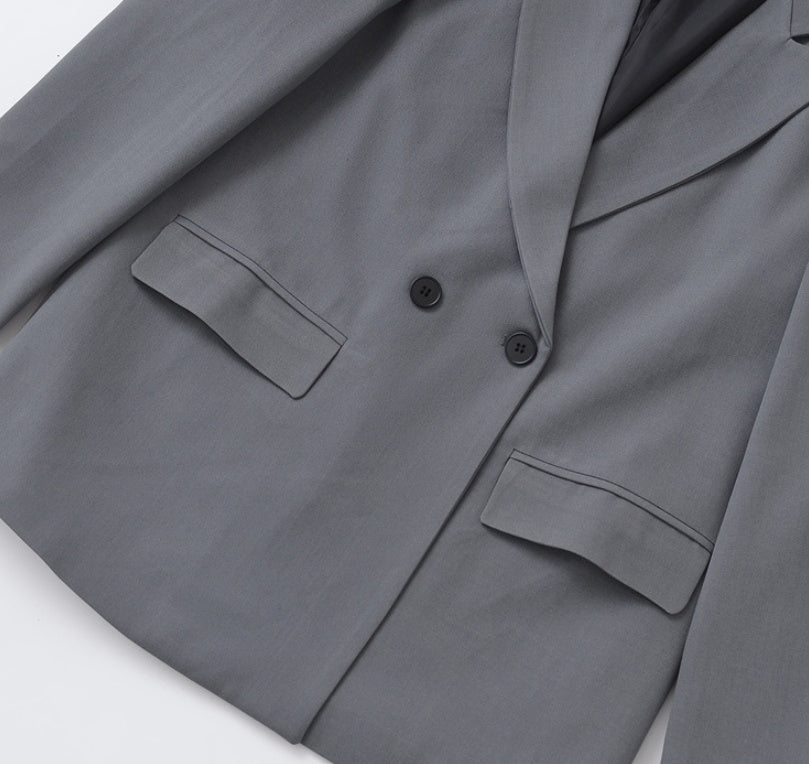 Double-Breasted Oversized Coat