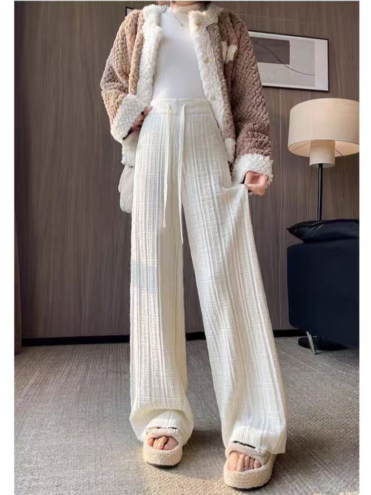 Loose Slimming Draped Mop Pants