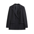 Double-Breasted Oversized Coat