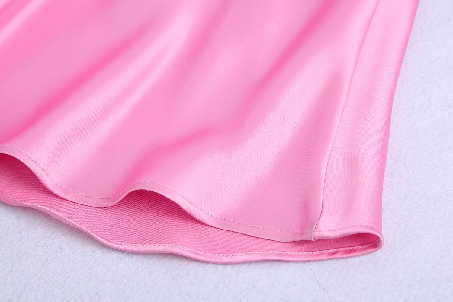 Silk Satin Textured Dress