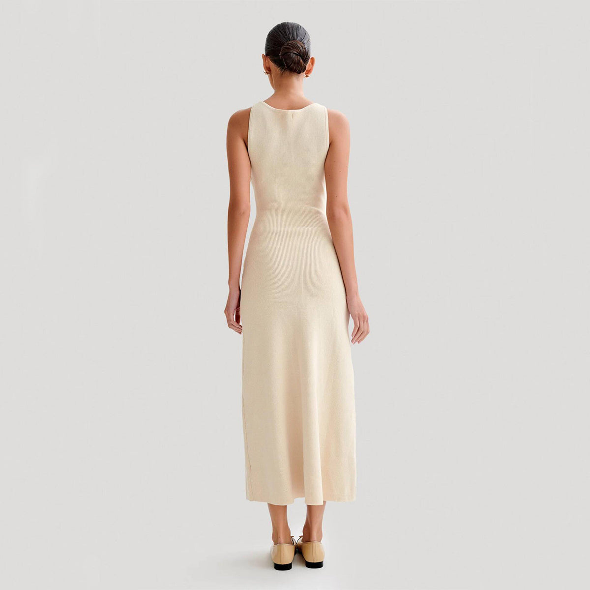 Knitted Sleeveless Slim Dress