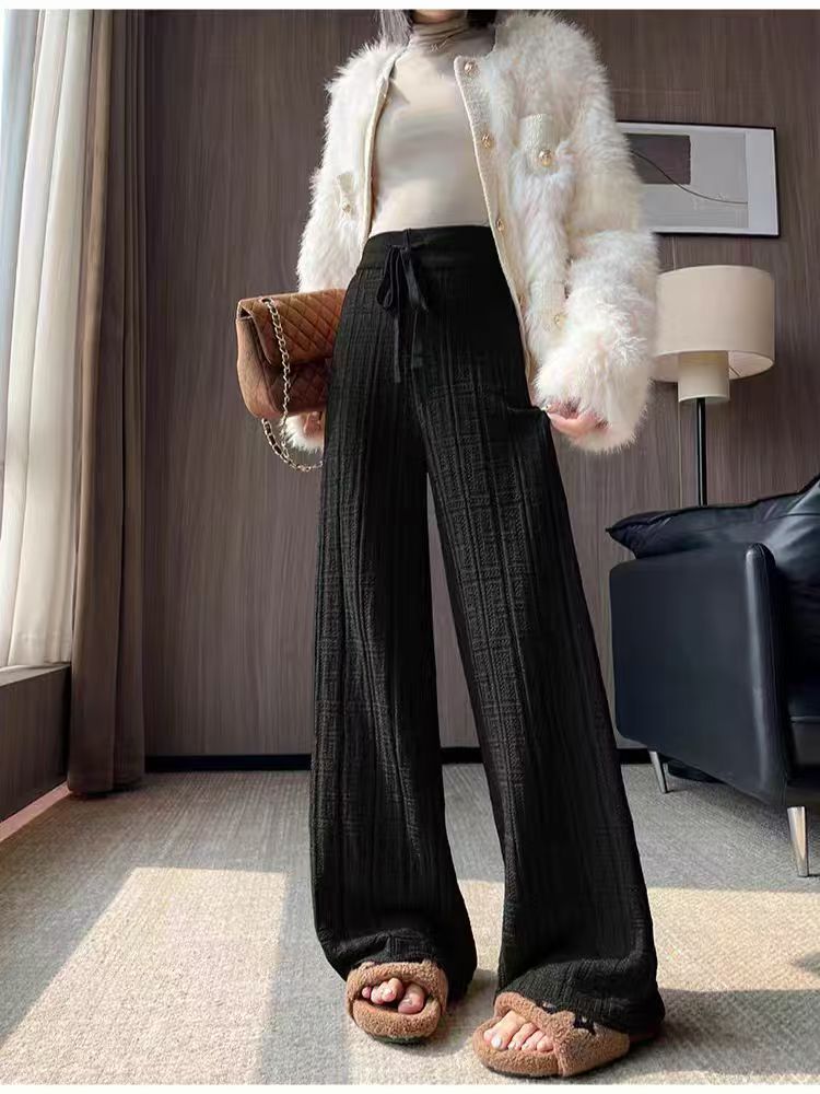 Loose Slimming Draped Mop Pants