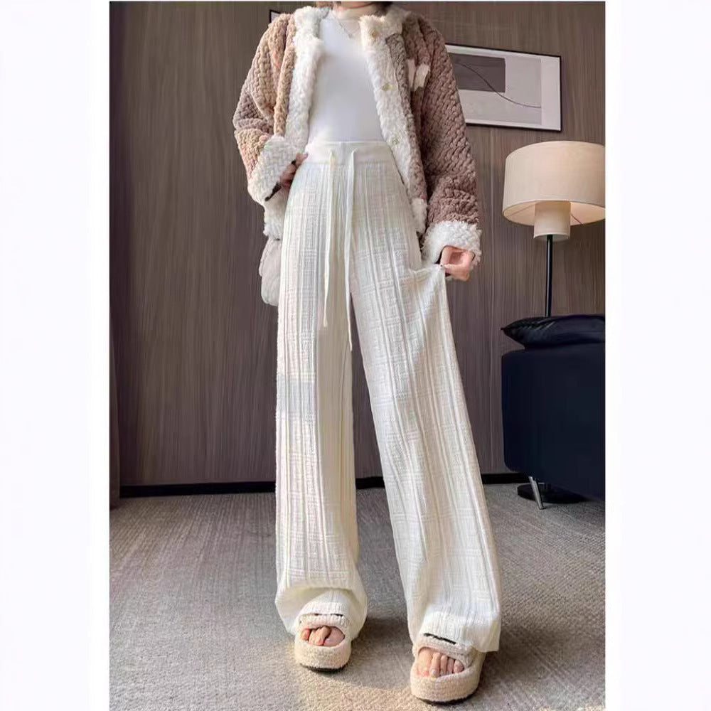 Loose Slimming Draped Mop Pants