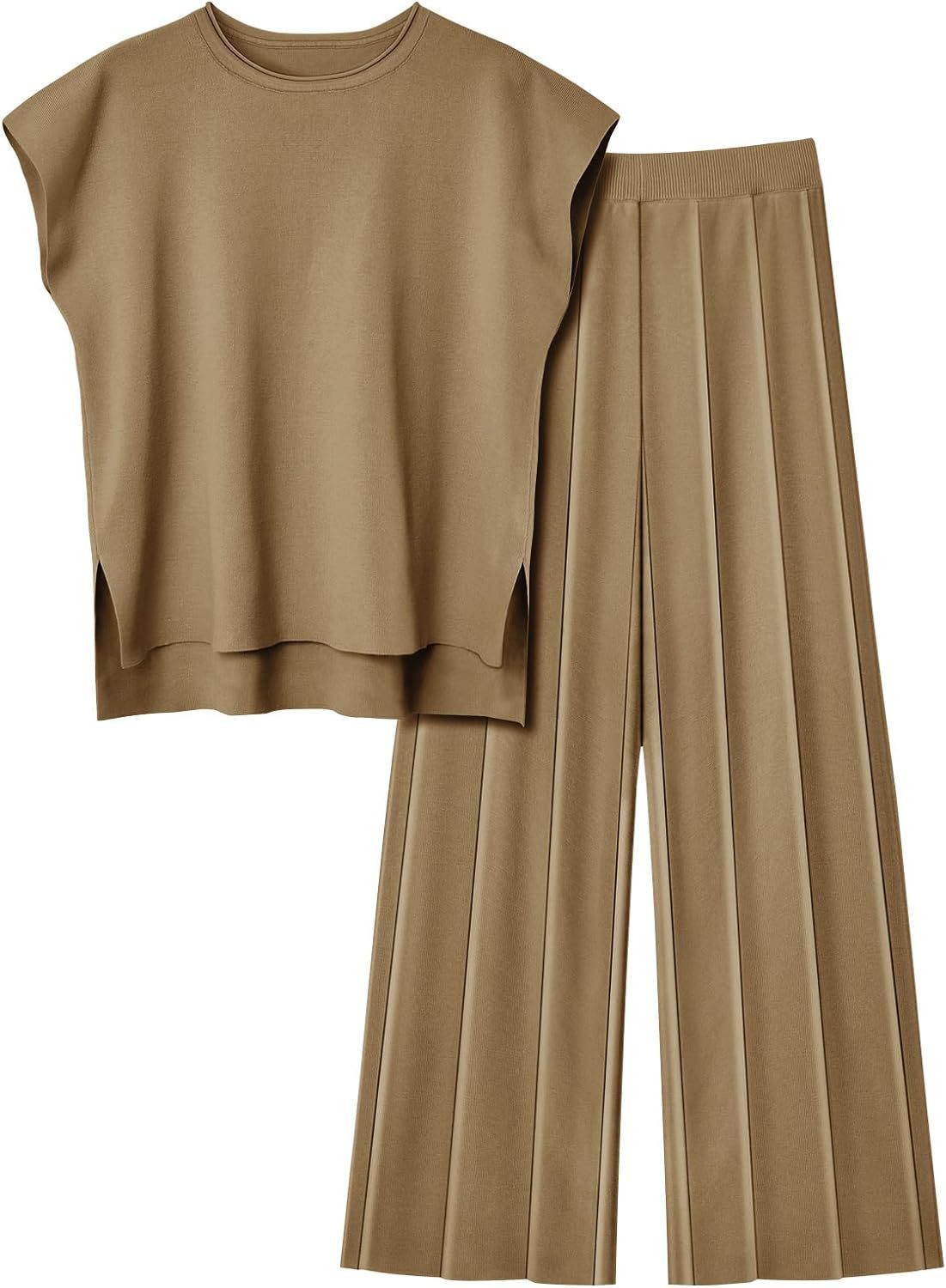 Women's Knit Casual Two-piece Set
