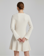 Lisette Ribbed Knit A-Line Dress